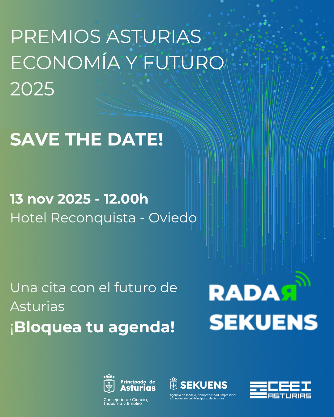 Imagen Save the Date  Acto de Entrega de los Premios RADAR 2025