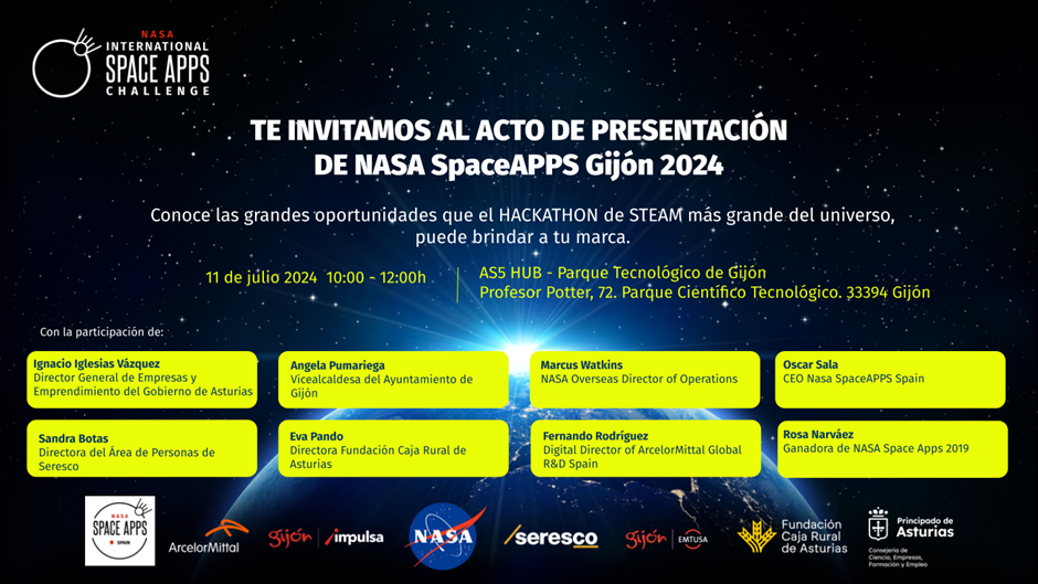 Imagen VEN A CONOCER NASA SPACE APPS