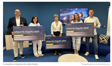 Imagen noticia:  Loutkar Robotics finalista de los eAwards España 2024
